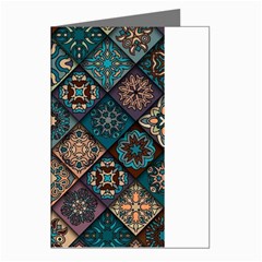 Flower Texture Background Colorful Pattern Greeting Cards (pkg Of 8)