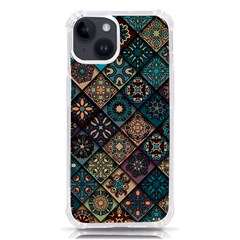 Flower Texture Background Colorful Pattern Iphone 14 Tpu Uv Print Case by Cemarart