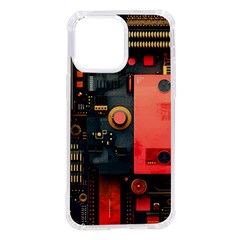 Tech Technology Pattern Iphone 14 Pro Max Tpu Uv Print Case by Salmanaz77