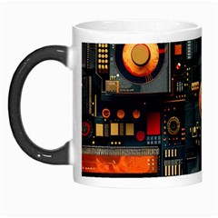 Tech Technology Pattern Morph Mug by Salmanaz77