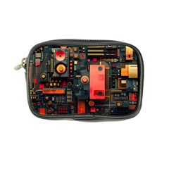 Tech Technology Pattern Coin Purse