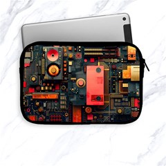 Tech Technology Pattern Apple Ipad Mini Zipper Cases by Salmanaz77