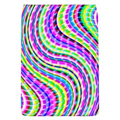 Neon Trippy Swirls Twirls Design Removable Flap Cover (l) by Salmanaz77