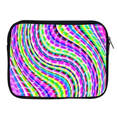 Neon Trippy Swirls Twirls Design Apple Ipad 2/3/4 Zipper Cases by Salmanaz77