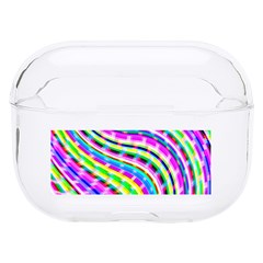 Neon Trippy Swirls Twirls Design Hard Pc Airpods Pro Case by Salmanaz77