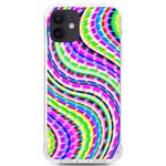 Neon Trippy Swirls Twirls Design iPhone 12/12 Pro TPU UV Print Case Front