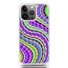 Neon Trippy Swirls Twirls Design Iphone 13 Pro Tpu Uv Print Case by Salmanaz77