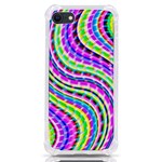 Neon Trippy Swirls Twirls Design iPhone SE Front