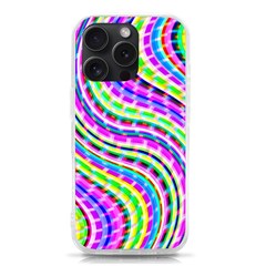 Neon Trippy Swirls Twirls Design Iphone 15 Pro Tpu Uv Print Case by Salmanaz77