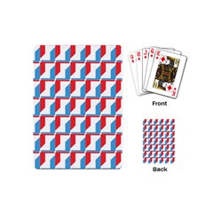 Fabric Geometric Pattern Background Playing Cards Single Design (mini) by Salmanaz77