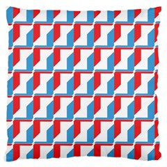 Fabric Geometric Pattern Background Large Cushion Case (one Side) by Salmanaz77