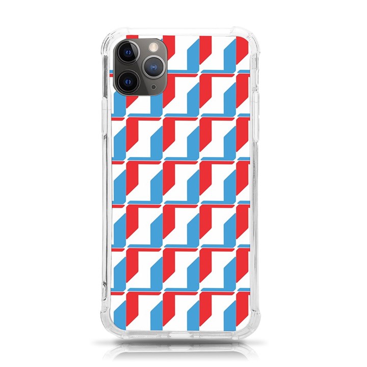 Fabric Geometric Pattern Background iPhone 11 Pro Max 6.5 Inch TPU UV Print Case