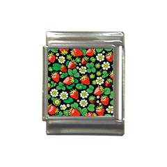 Strawberries Pattern Italian Charm (13mm) by Salmanaz77