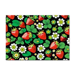 Strawberries Pattern Sticker A4 (100 Pack) by Salmanaz77