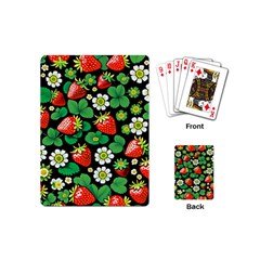 Strawberries Pattern Playing Cards Single Design (mini)