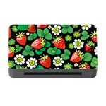 Strawberries Pattern Memory Card Reader with CF Front