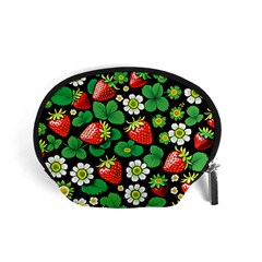 Strawberries Pattern Accessory Pouch (small) by Salmanaz77