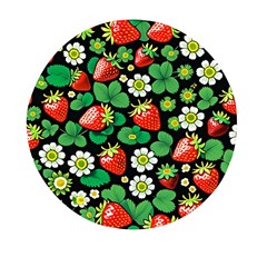 Strawberries Pattern Mini Round Pill Box (pack Of 3) by Salmanaz77