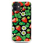 Strawberries Pattern iPhone 12/12 Pro TPU UV Print Case Front