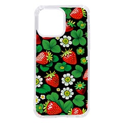 Strawberries Pattern Iphone 14 Pro Max Tpu Uv Print Case by Salmanaz77