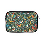 Birds Pattern Flowers Whimsical Apple MacBook Pro 13  Zipper Case Front