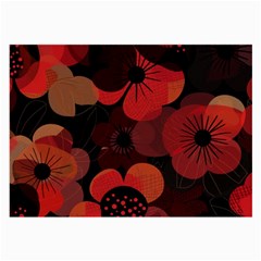 Flower Floral Flora Nature Pattern Background Backdrop Large Glasses Cloth by Salmanaz77