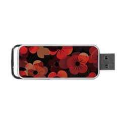 Flower Floral Flora Nature Pattern Background Backdrop Portable Usb Flash (two Sides) by Salmanaz77