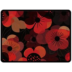 Flower Floral Flora Nature Pattern Background Backdrop Two Sides Fleece Blanket (large) by Salmanaz77