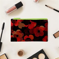 Flower Floral Flora Nature Pattern Background Backdrop Cosmetic Bag (xs) by Salmanaz77