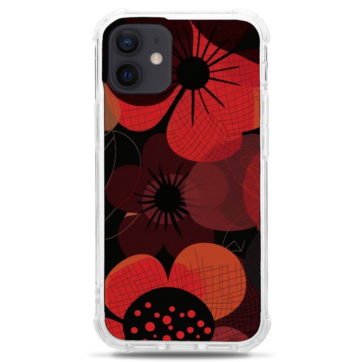 Flower Floral Flora Nature Pattern Background Backdrop iPhone 12 mini TPU UV Print Case	