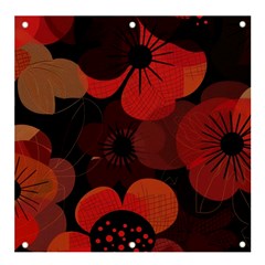 Flower Floral Flora Nature Pattern Background Backdrop Banner And Sign 4  X 4  by Salmanaz77