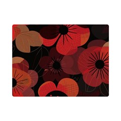 Flower Floral Flora Nature Pattern Background Backdrop Premium Plush Fleece Blanket (mini) by Salmanaz77