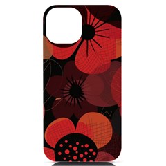 Flower Floral Flora Nature Pattern Background Backdrop Iphone 14 Black Uv Print Case by Salmanaz77