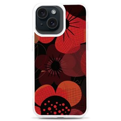 Flower Floral Flora Nature Pattern Background Backdrop Iphone 15 Plus Tpu Uv Print Case by Salmanaz77