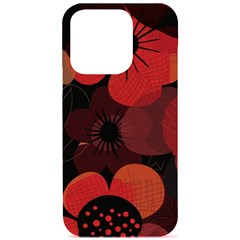 Flower Floral Flora Nature Pattern Background Backdrop Iphone 15 Pro Black Uv Print Pc Hardshell Case by Salmanaz77