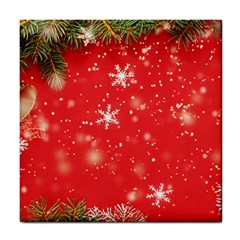 Christmas Ornament Tile Coaster by Salmanaz77