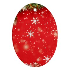 Christmas Ornament Ornament (oval)