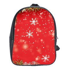 Christmas Ornament School Bag (xl) by Salmanaz77