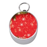 Christmas Ornament Mini Silver Compasses Front