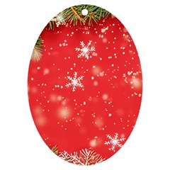 Christmas Ornament Uv Print Acrylic Ornament Oval by Salmanaz77