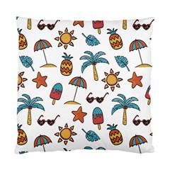 Summer Pineapple Fruit Tropical Standard Cushion Case (one Side) by Paksenen