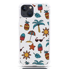 Summer Pineapple Fruit Tropical Iphone 13 Tpu Uv Print Case by Paksenen