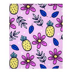 Flowers Petals Pineapples Fruit Shower Curtain 60  X 72  (medium)  by Paksenen