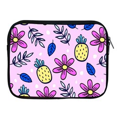 Flowers Petals Pineapples Fruit Apple Ipad 2/3/4 Zipper Cases by Paksenen