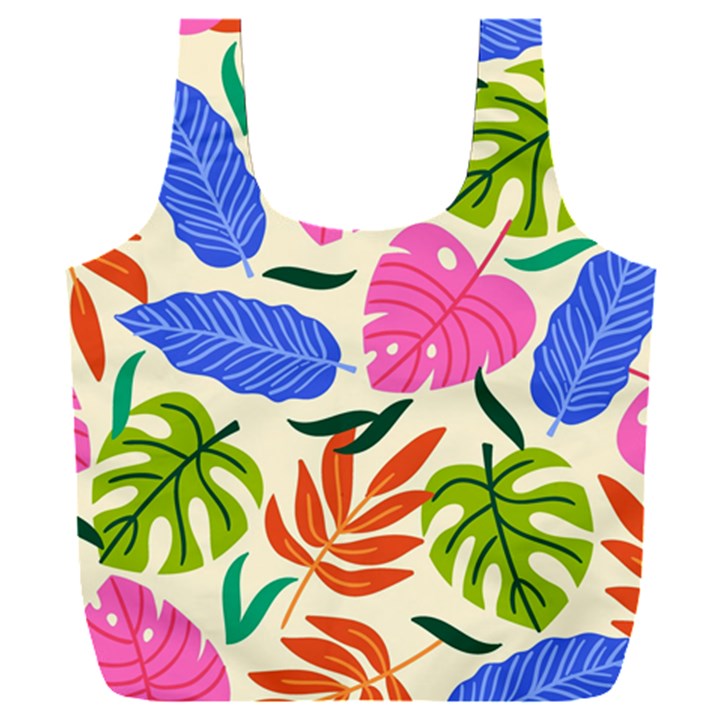 Tropical Sheets Summer Beach Full Print Recycle Bag (XXL)