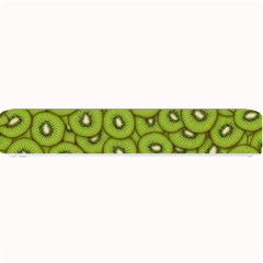 Kiwi Fruit Pattern Green Background Small Bar Mat by Paksenen