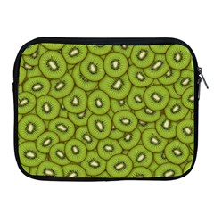 Kiwi Fruit Pattern Green Background Apple Ipad 2/3/4 Zipper Cases by Paksenen