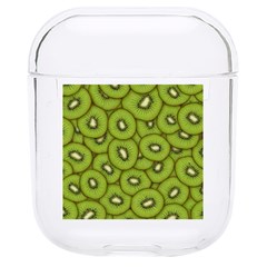 Kiwi Fruit Pattern Green Background Hard Pc Airpods 1/2 Case by Paksenen