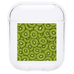 Kiwi Fruit Pattern Green Background Hard PC AirPods 1/2 Case Front