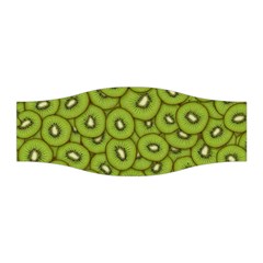 Kiwi Fruit Pattern Green Background Stretchable Headband by Paksenen